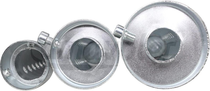amavoler Motorcycle Exhaust Silencer Motorbike Muffler Insert Baffle Silencer Universal (silver-35mm) - Image 3